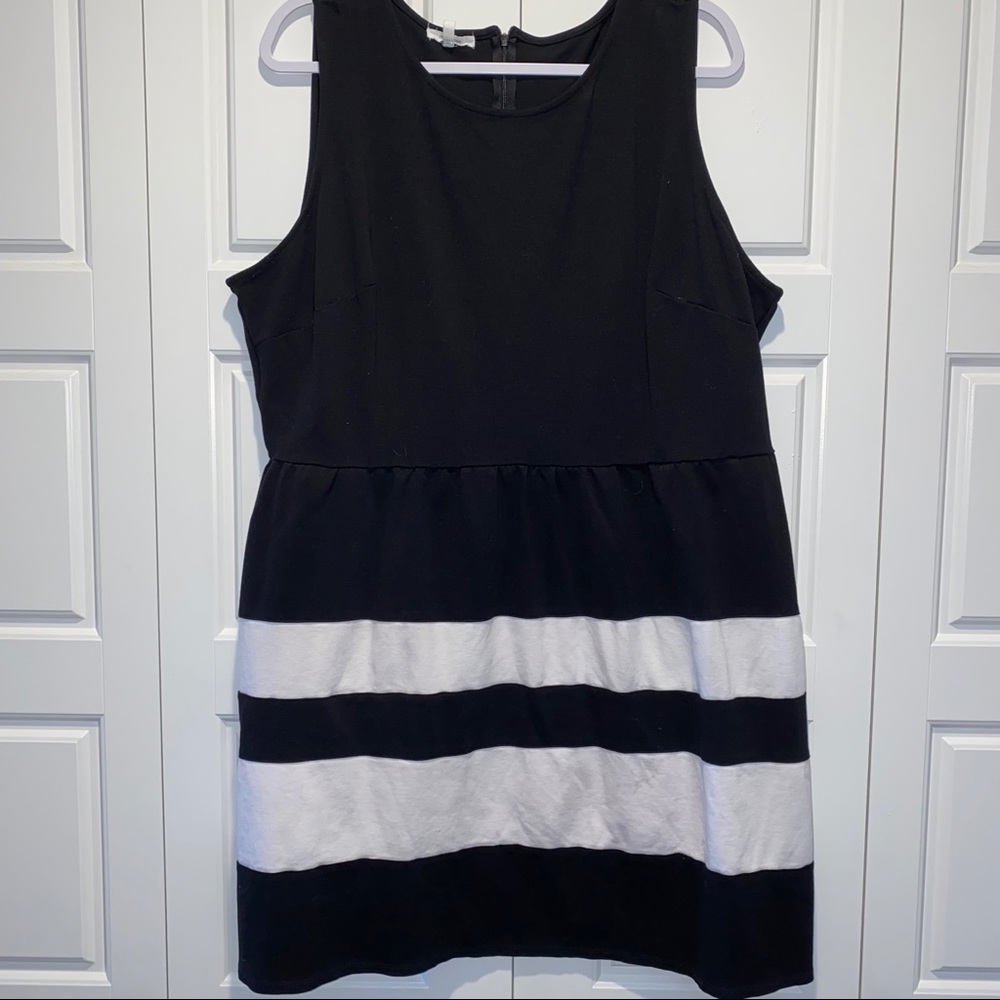 Maurice’s Plus Size Black & White Stripe Dress 2XL